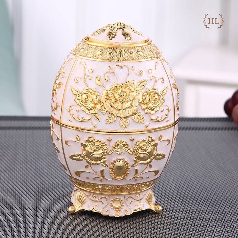 Hộp Đựng Tăm Phong Cách Hoàng Gia, Hũ Tăm Hoàng Gia Sang Trọng
