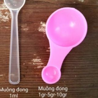MUỖNG ĐONG BỘT (vạch 1gr-5gr-10gr)