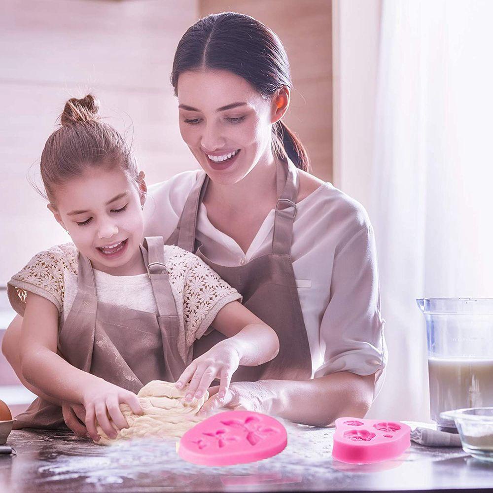 Khuôn Silicone Tạo Hình Làm Bánh Kẹo Hình Lá Phong / Bươm Bướm DIY