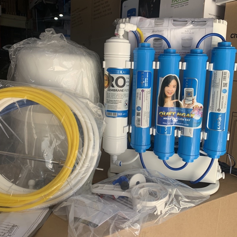 MÁY LỌC NƯỚC KAROFI SLIM S-S038