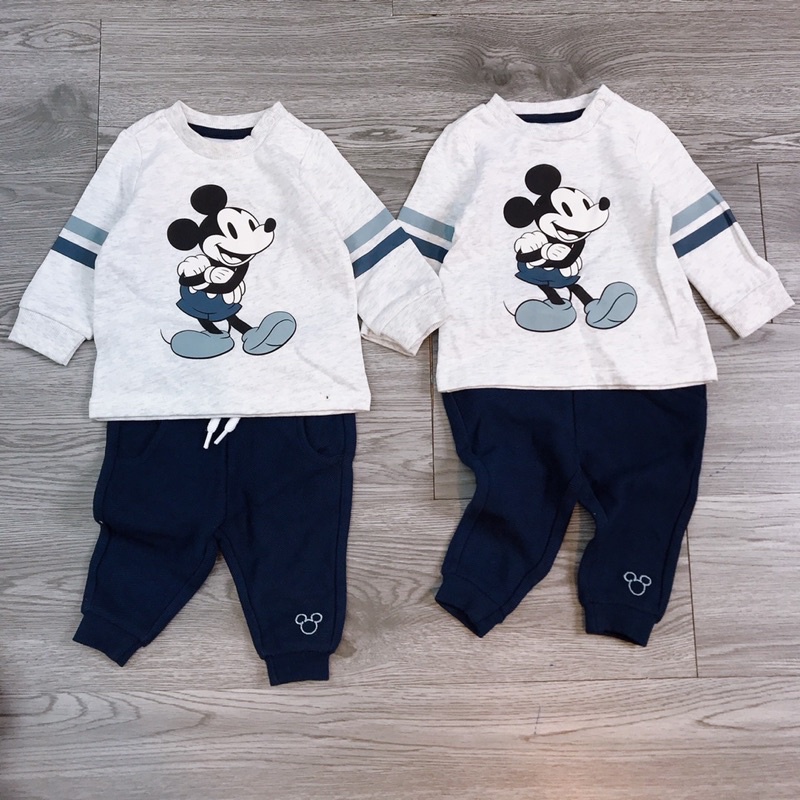 Bộ nỉ CA mickey hãng Disney dư xịn cho bé