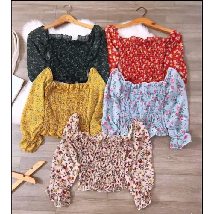 51. Áo kiểu lựa trực tiếp trên live