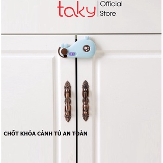 Khóa Chốt - Taky, Cánh Cửa Tủ, Hình Cá Voi Dễ Thương, An Toàn Cho Bé, An Tâm Cho Mẹ, Tiện Dụng Cho Gia Đình.3108