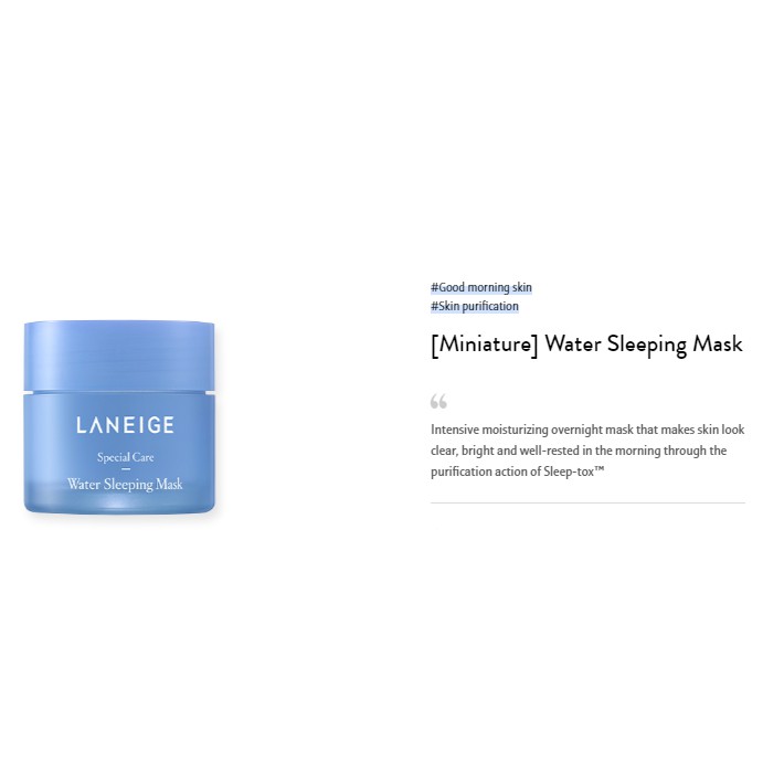 (hàng Mới Về) Mặt Nạ Ngủ Laneige Cao Cấp Chuyên Dụng | BigBuy360 - bigbuy360.vn