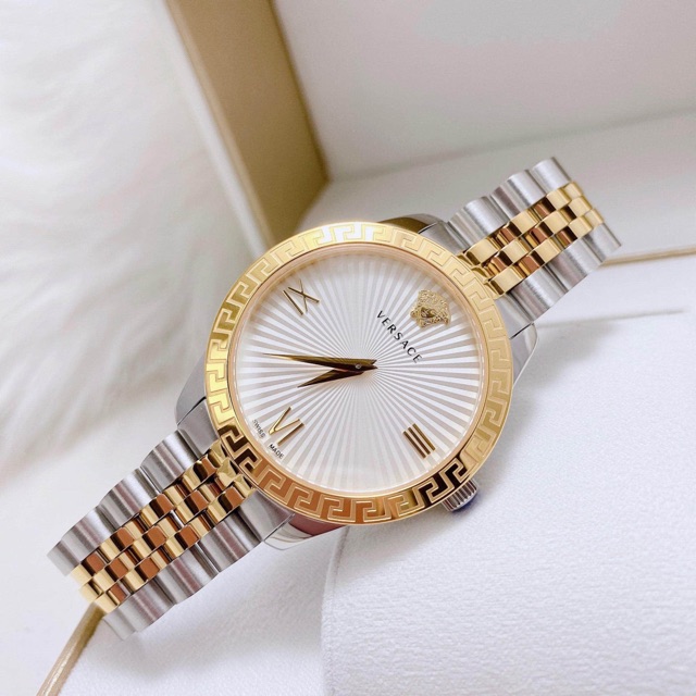 Đồng hồ nam nữ Versace Demi Gold