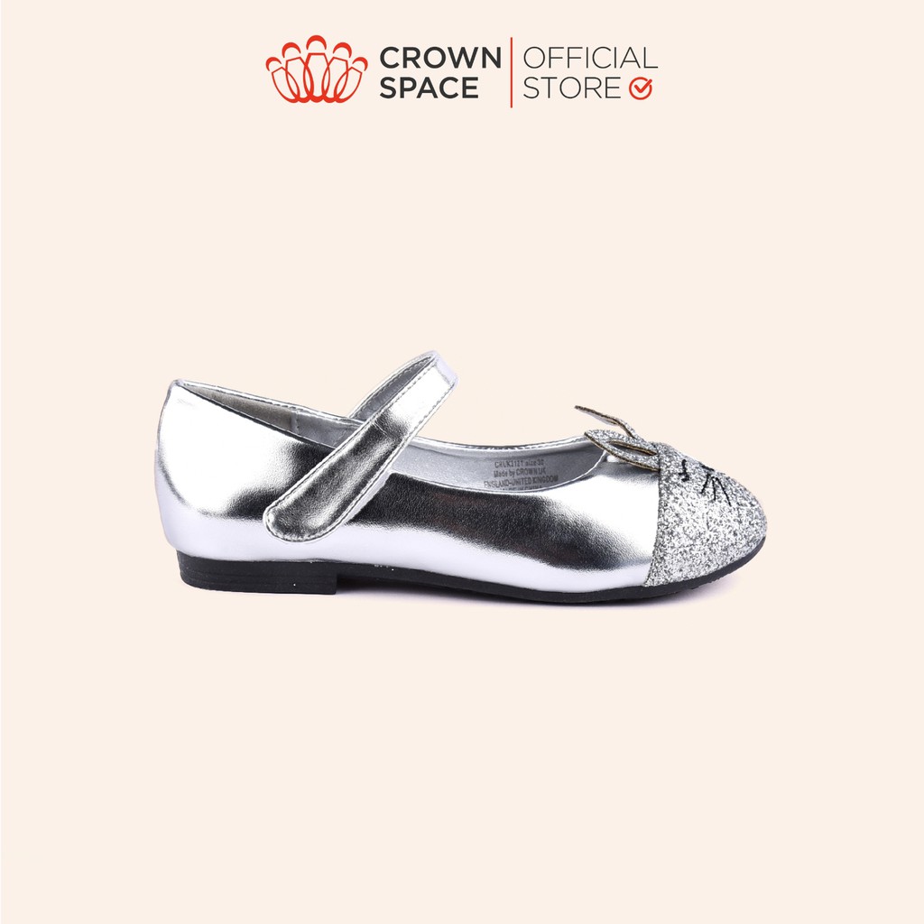 Giày Búp Bê Bé Gái Đi Học Đi Chơi Crown Space UK Ballerina Trẻ Em Cao Cấp CRUK3121 Nhẹ Êm Thoáng Size 25-30/2-10 Tuổi