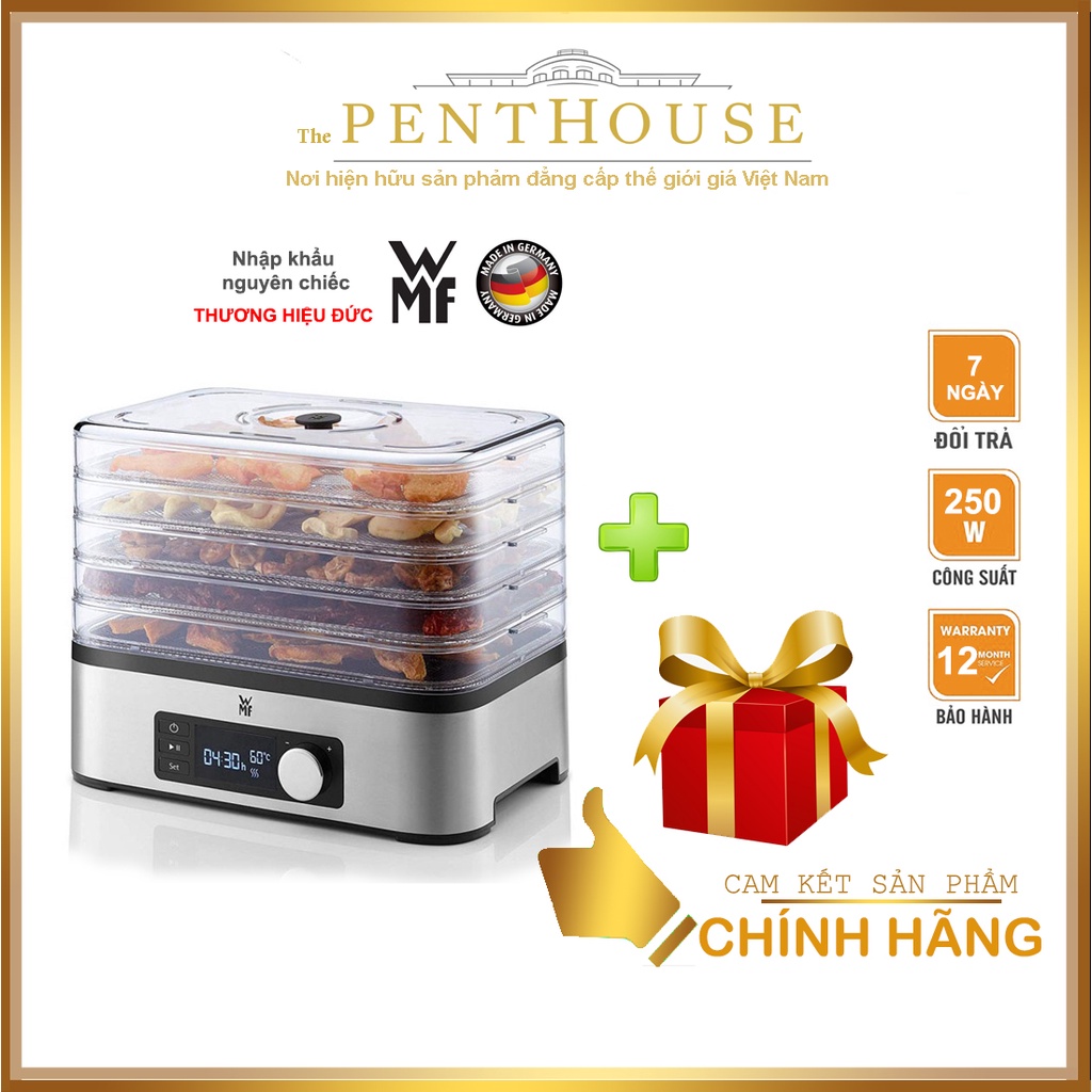 Máy sấy hoa quả và thực phẩm WMF – 5 tầng, công suất 250W, bảo hành 12 tháng made in Gemany
