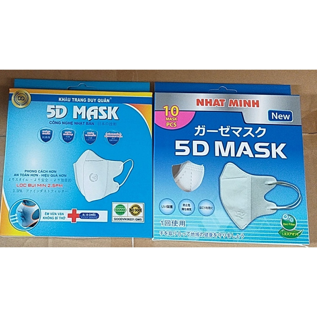 Khẩu trang y tế 5D MASK  kháng khuẩn