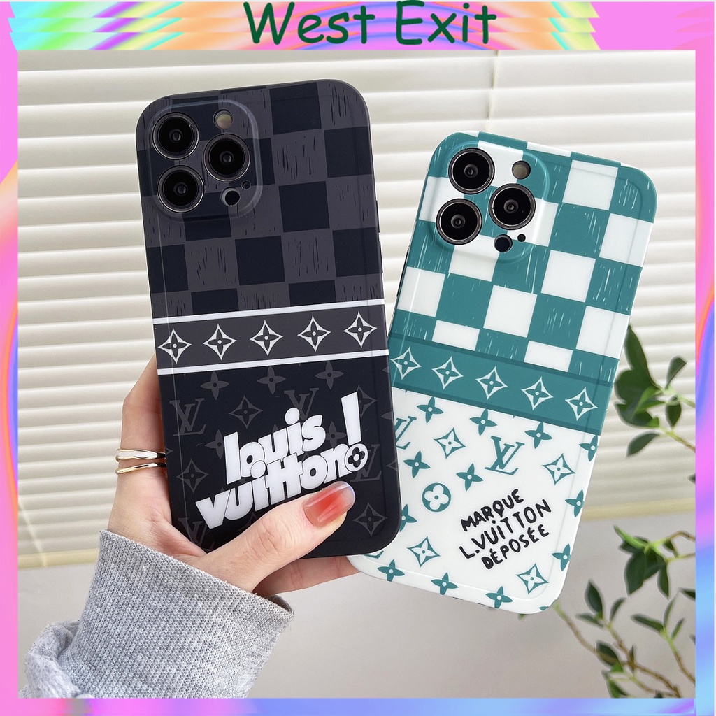 Street cool cartoon lattice LV fashion imd soft phone case iPhone case iPhone13case suitable for iPhone7/8/se2 iPhone7plus/8plus iPhonex/xs iPhonexsmax 11 iPhone11pro iPhone11promax 12 iPhone12 iPhone12pro iPhone12promax iPhone13 13pro 13promax