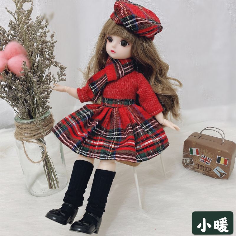 Búp bê Barbie BJD Cao 30cm Khớp Linh Hoạt