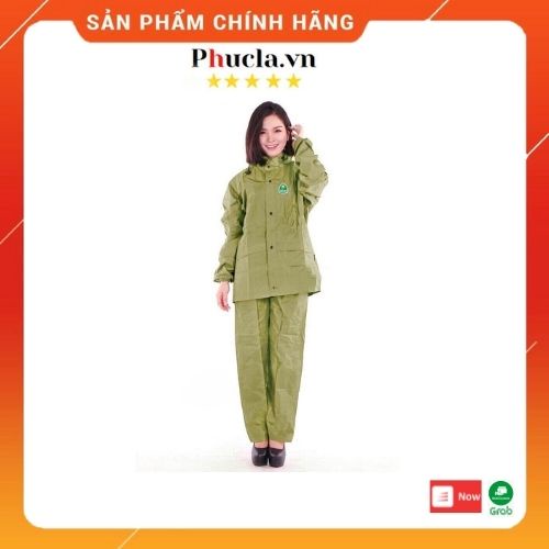 Áo mưa bộ, áo mưa 1 người vải dù siêu nhẹ FBM 007
