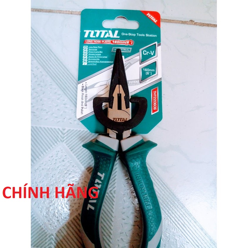 ĐỒ NGHỀ TOTAL Kềm mũi nhọn mỏ dài THT220606