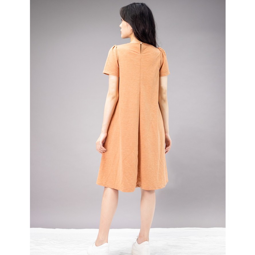 Đầm thun dáng suông Emspo, túi 2 bên, thêu chữ họa tiết DS4050