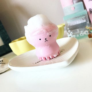 cọ rửa mặt bạch tuộc  Mút tạo bọt