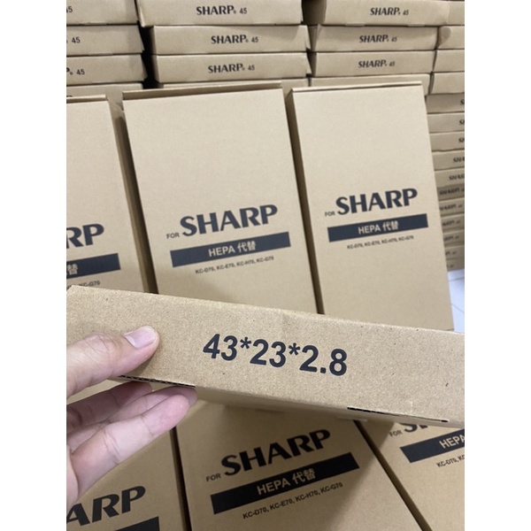 Màn lọc hepa lọc kk sharp KC-D70, KC-E70, KC-F70,  KC-H70, KC-G70, KI-GS70, KI-LS70, KI-HS70,KI-FX70