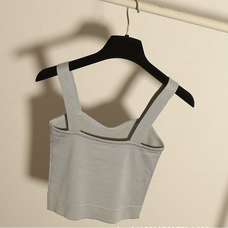 MYQUEEN Áo hai dây màu trơn trẻ trung thời trang | BigBuy360 - bigbuy360.vn