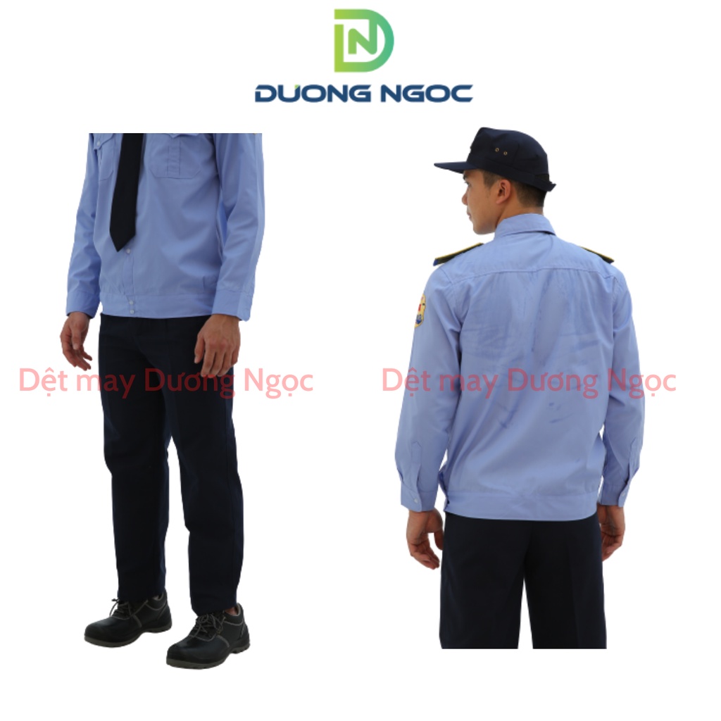 Đồng Phục Bảo Vệ, Bộ Quần Áo Bảo Vệ Tay Ngắn, Dài Theo Thông Tư 08 Đủ Size BV03 Không Kèm Phụ Kiện