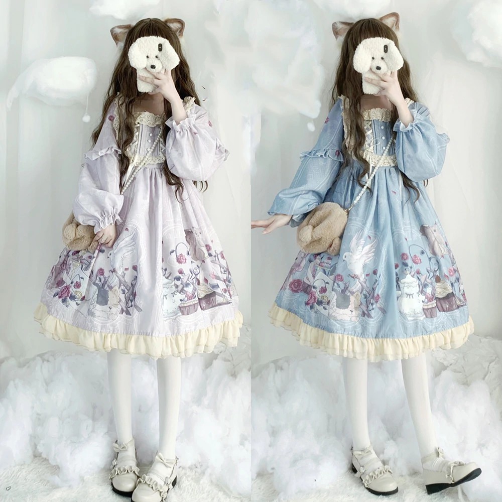 Set váy lolita cosplay mẫu SS14359