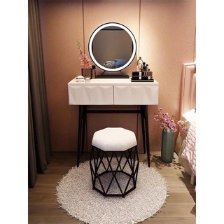 Ghế đôn kim cường ngồi bàn trang điểm khung sắt sơn tĩnh điện mặt đệm nỉ nhung hiện đại sang trọng
