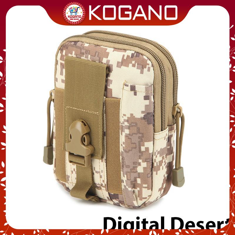 [Tặng móc điện thoại iRing] Túi Đi Phượt, Du Lịch KOGANO EDC Đeo Hông, Thắt Lưng Chống Nước Nhiều Ngăn Đa Năng FB-001029