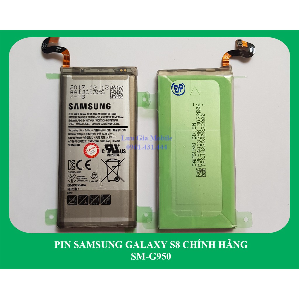 Pin Samsung Galaxy S8 G950 chính hãng | Galaxy S8+ G955 công ty