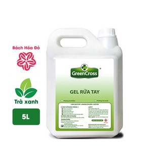 Gel rửa tay khô GREEN CROSS can 5L - Hương Trà Xanh