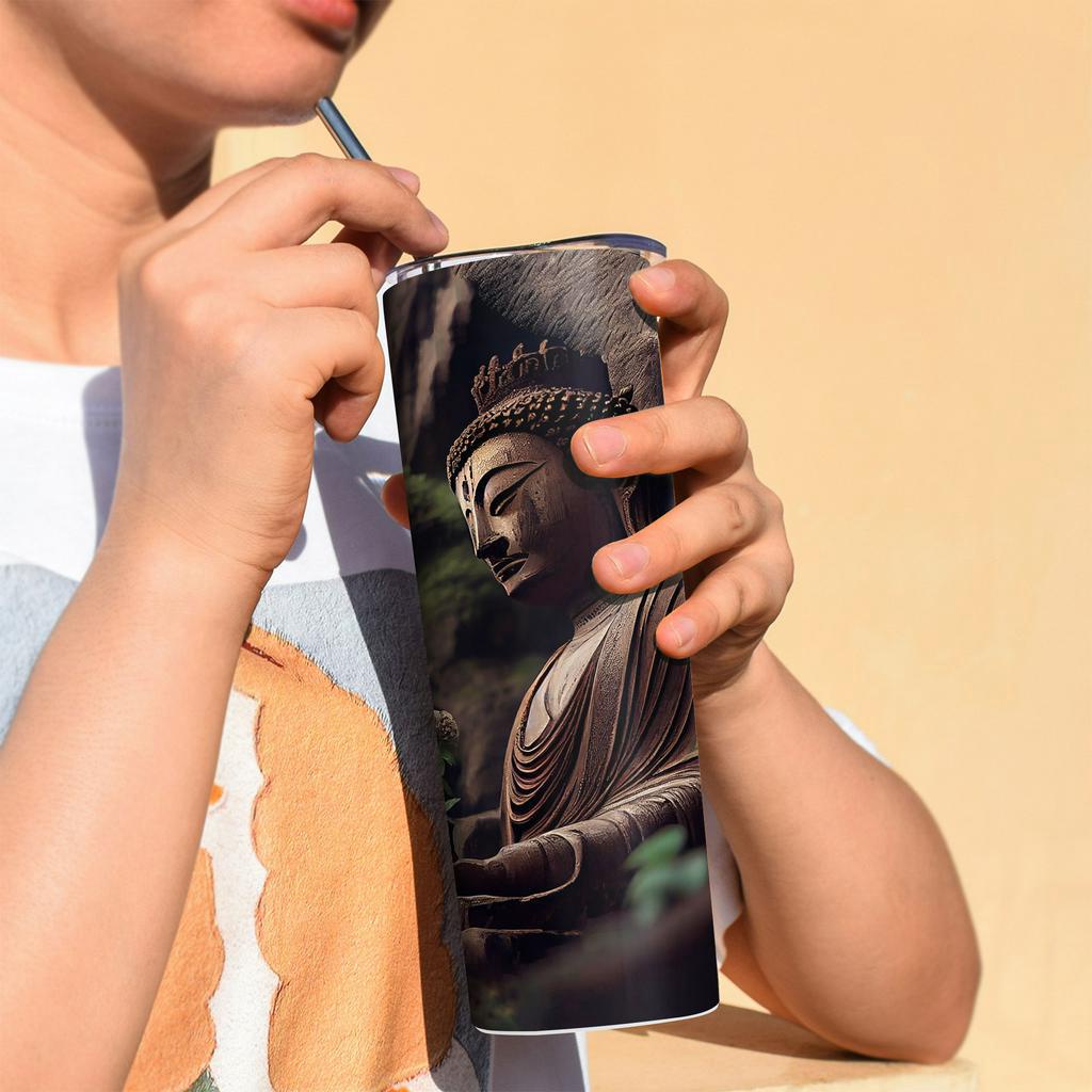 Bình Nước Chú Dược Sư - Bình Giữ Nhiệt Chú Dược Sư - Ly Giữ Nhiệt Chú Dược Sư 2 lớp thép không gỉ SUS304 - 600ml