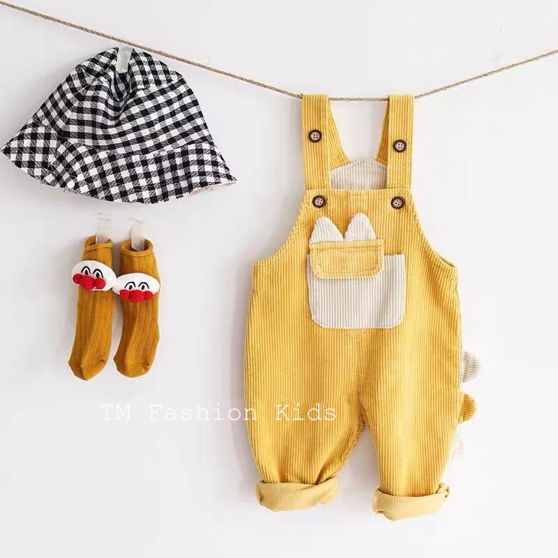 Yếm Trẻ Em Vải Nhung Cao Cấp Dày Dặn Cho Bé Trai Và Gái Size 8-18kg DNK51