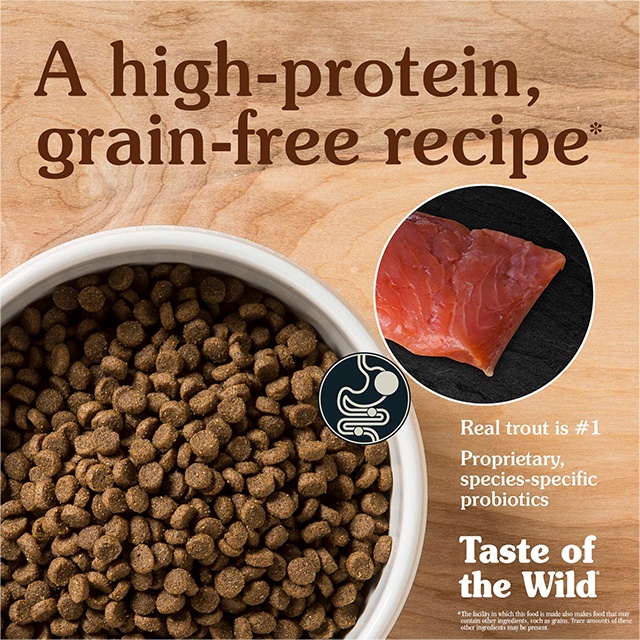 Thức Ăn Cho Mèo - Taste Of The Wild (Bao 500g - 2kg) - Thức Ăn Cho Mèo Anh Lông Ngắn Vị Nai Nướng, Cá Hồi, Chim Cút
