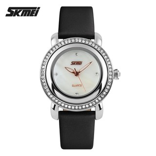 Đồng hồ nữ skmei 9093l dây da