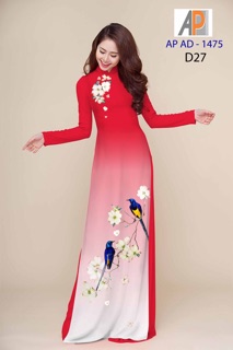 Vải áo dài ombre