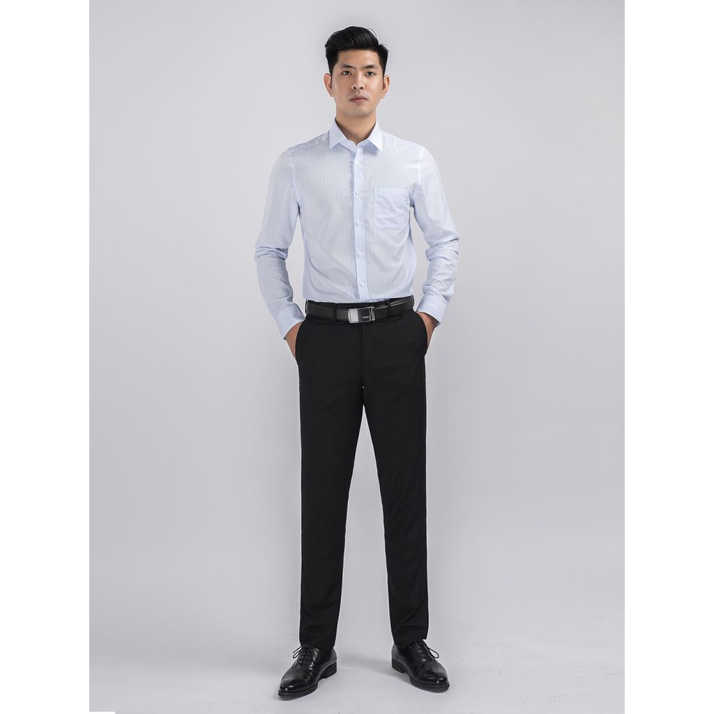 Áo sơ mi nam dài tay ARISTINO kẻ sọc xanh nhạt - ALS04608 | BigBuy360 - bigbuy360.vn