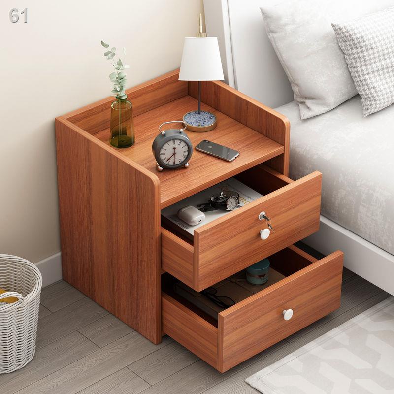Kệ đầu giường phòng ngủ tủ đựng đồ giả gỗ nguyên khối mini nhỏ đơn giản và hiện đại