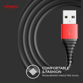 CÁP SẠC MICRO USB VIVAN SM180