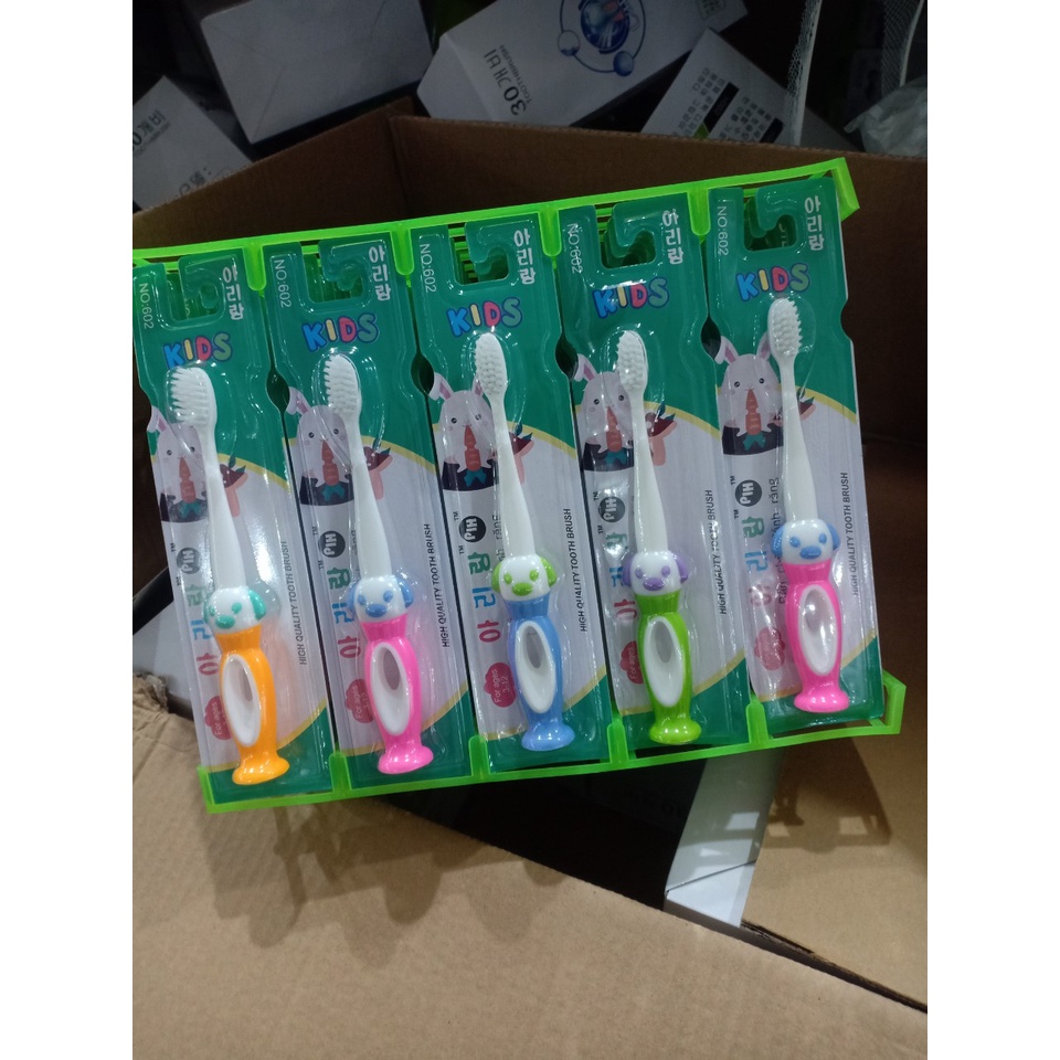 Bán Sỉ 30 Bàn Chải Đánh Răng Trẻ Em Hình Thú Kids