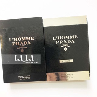 [ vial ] [Chính Hãng] Mẫu thử nước hoa Prada L'homme 1.5ml