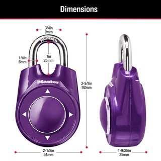 Khoá dẫn hướng Master Lock Speed Dial 1500iD Combination Lock