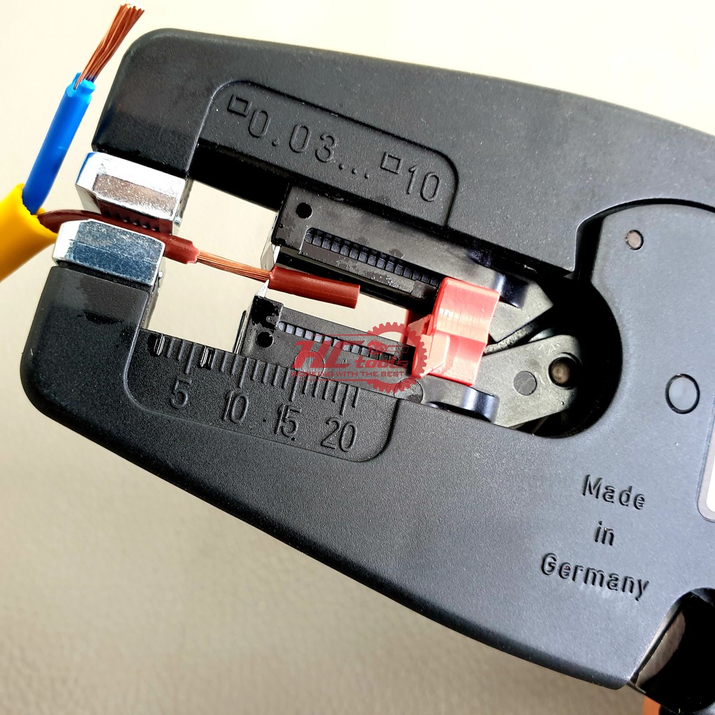 Kìm tuốt dây tự động 0.03-10mm2 Knipex 12 42 195 Made in Germany