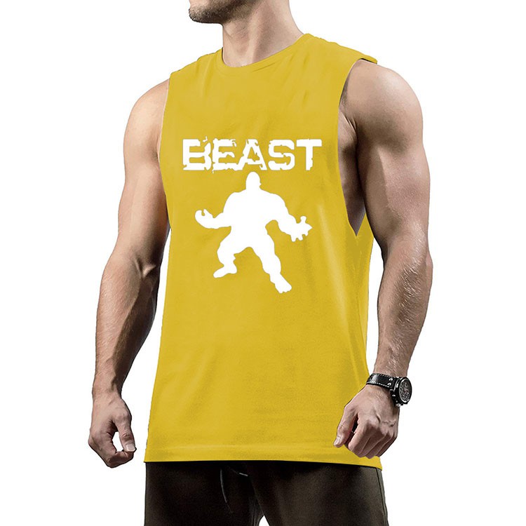 Áo Tập Gym Mùa Hè Mới BEAST -  Áo Tập Gym 3 Lỗ Vải Cotton cao cấp