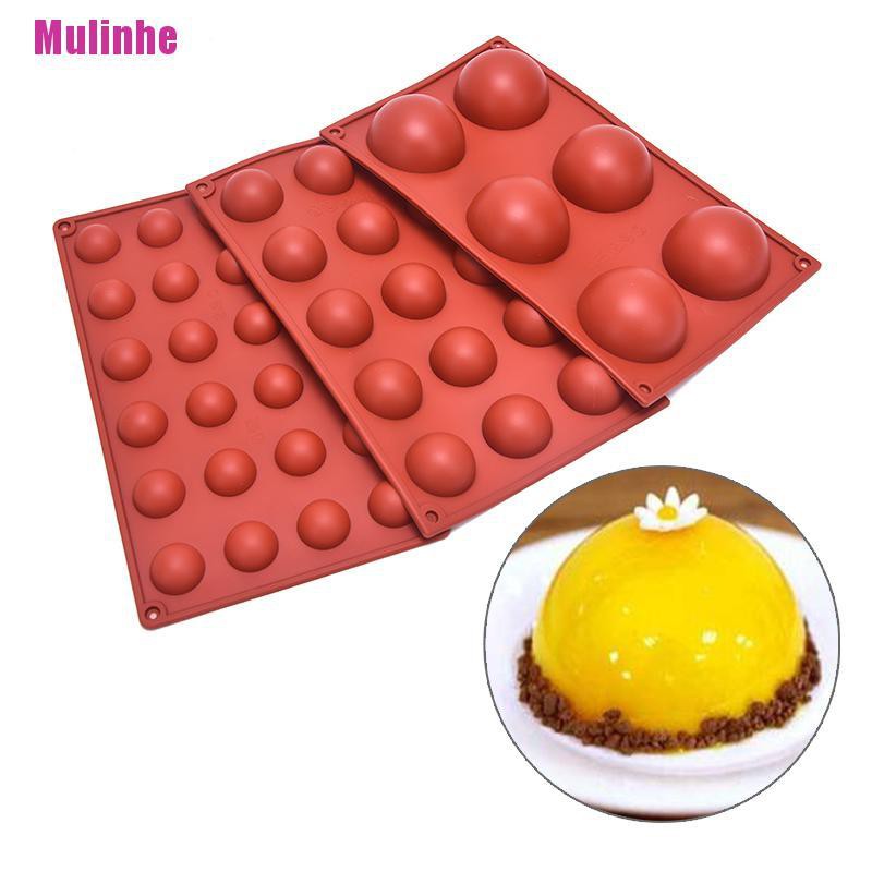 Khuôn Silicone Làm Bánh Kẹo / Chocolate Hình Bán Cầu