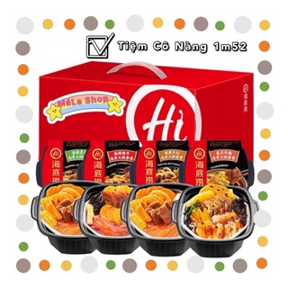 Lẩu tự sôi vị bò/lòng/nạm cà chua ăn liền tiện dụng