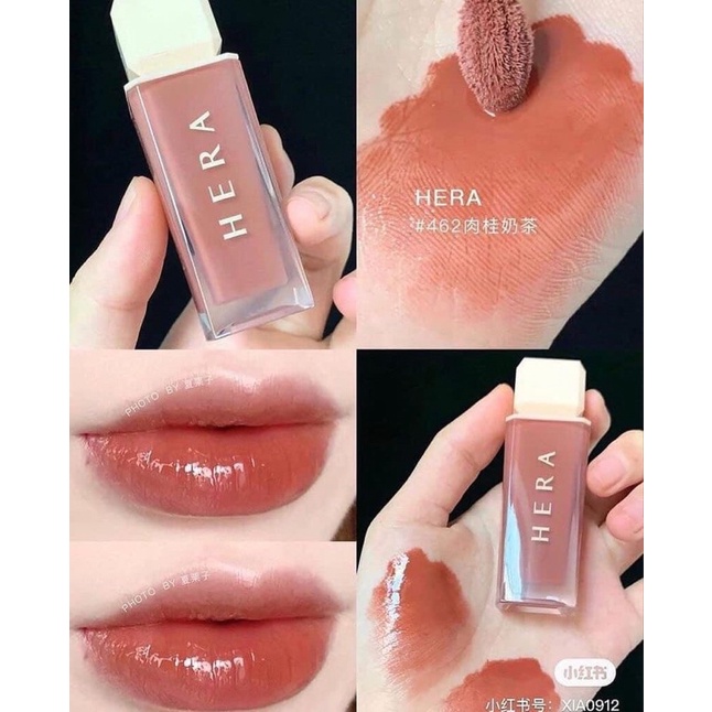 Son HERA sensual spicy nude gloss màu 382, 422, 462