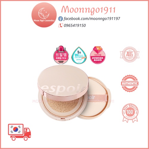 Phấn Nước Espoir Taping Cover Cushion SPF25/PA++ kèm lõi