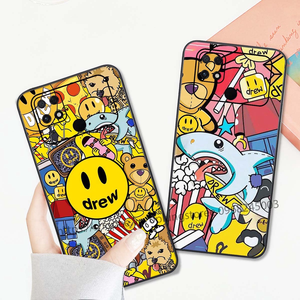 Ốp lưng Xiaomi Poco C40 in hình thương hiệu thời trang đa sắc cá tính.