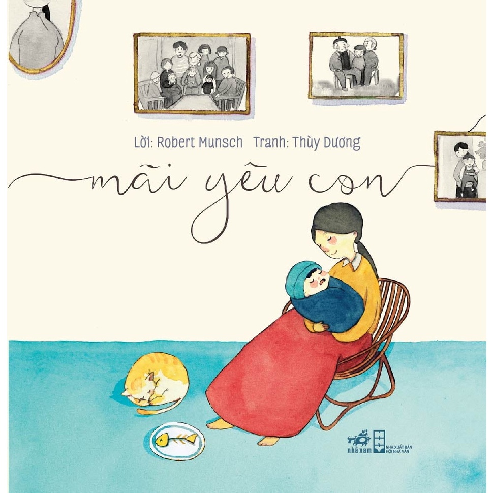 Combo 2 cuốn sách tranh mãi yêu còn và con yêu bố chừng nào