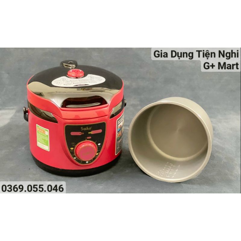 Nồi Áp Suất Điện/ Nồi Hầm Điện Đa Năng SAIKO EPC418 5,0L 900W Bảo hành 18 tháng - Giadungtiennghigmart