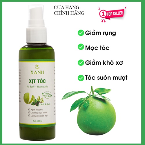 Tinh Dầu Bưởi Kích Thích Mọc Tóc - Xịt Bưởi Nuôi Dưỡng Tóc 100ml