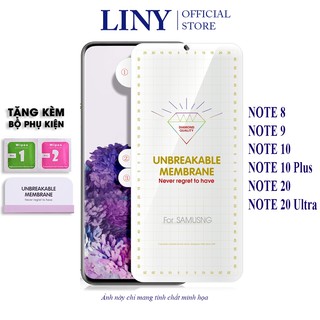 Miếng dán PPF Note 20 Note 20 Ultra Note 10 Note 10 Plus  Note 9 Note 8 mặt trước sau chống xước bảo vệ máy