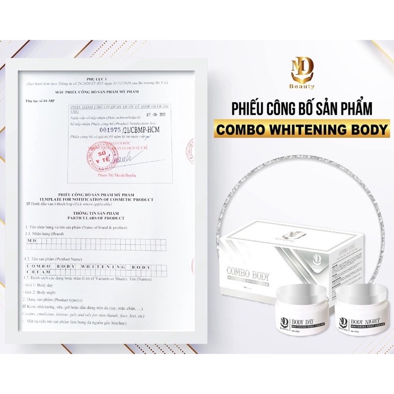 kem body MD siêu trắng