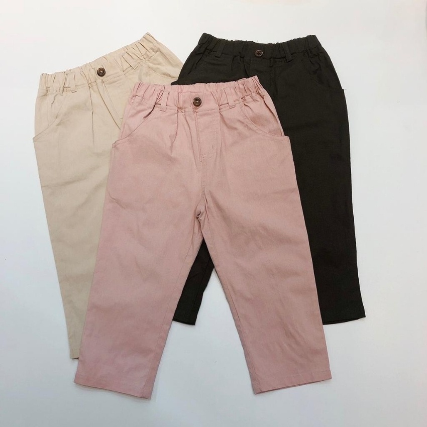 Quần Kaki Dài Lưng Chun Bé Gái TOTO HEROS Hàng VNXK